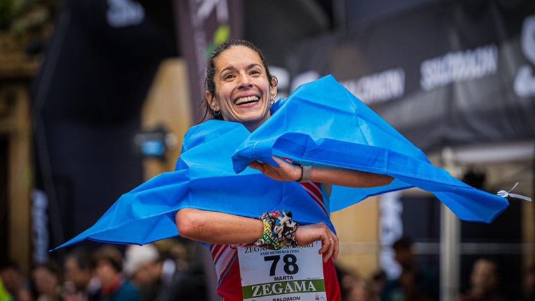 Marta Martínez, tercer puesto en Zegama-Aizkorri