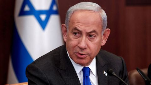 El primer ministro de Israel Benjamín Netanyahu.