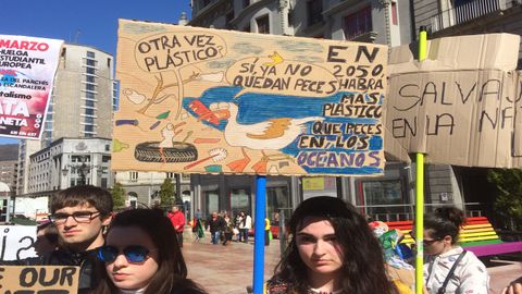 Manifestacin por el clima en Oviedo