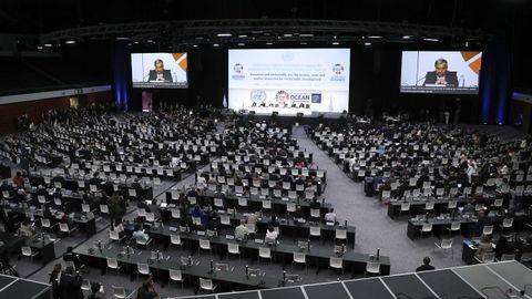 Representantes de cerca de 150 países participan entre este lunes y el viernes en la Conferencia de los Océanos, que se celebra en Lisboa