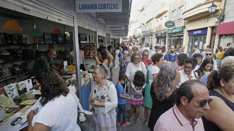 Público en la edición de la Feira do Libro en Monforte de 2019.