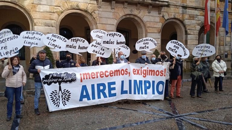Concentración de la Plataforma Contra la Contaminación