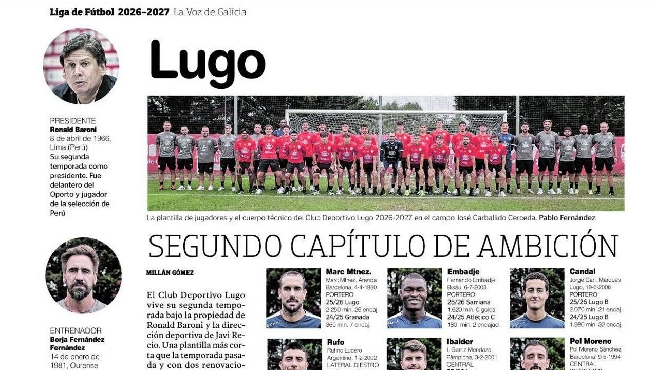 Miquel Fornera hace el Camino de Santiago vestido de legionario para promocionar su libro �Cadenas de Hierro�.Revista de la Liga, CD Lugo