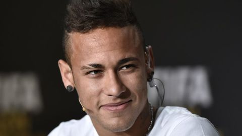 Neymar, en la rueda de prensa previa al Baln de Oro