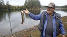 Primer da de pesca en el embalse de As Forcadas
