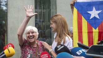 La eurodiputada de JxCat Clara Ponsat�, tras comparecer ante el juez en Barcelona