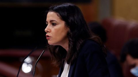 Inés Arrimadas, en una intervención en el Congreso