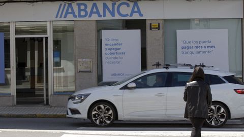 La sucursal de Abanca en Carril