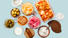 Los alimentos fermentados como el kimchi y el yogur son ricos en probi�ticos.