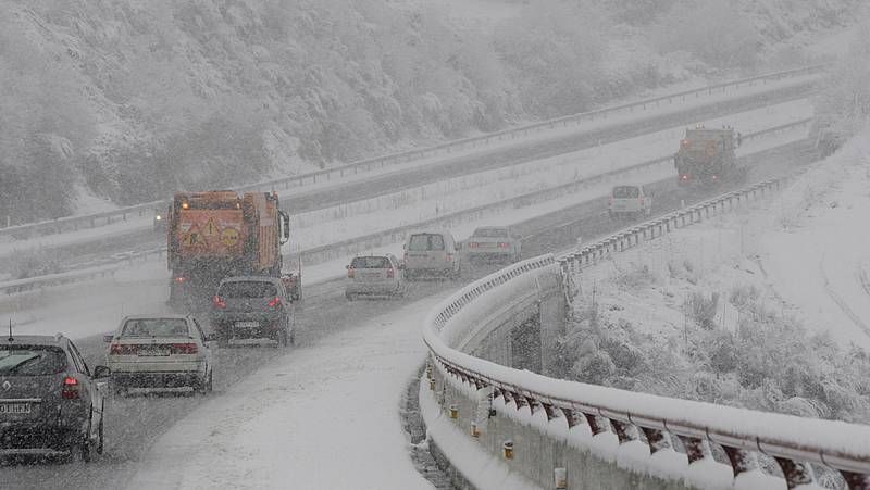 Galicia, bajo un manto blanco