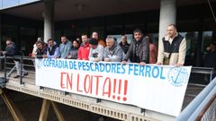 Protesta de los mariscadores de Ferrol
