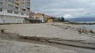 Aspecto de Lavapanos y A Carabuxeira, en Sanxenxo, tras la redistribución de arena en las dos playas
