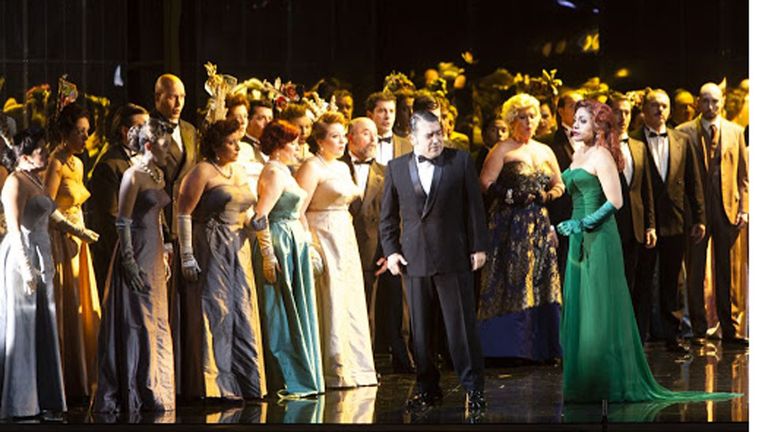Una representación del festival de la ópera de Oviedo en el teatro Campoamor