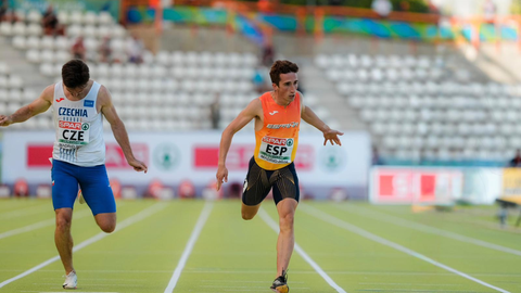 Manu Bea en la Copa de Europa de Naciones