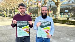 El concejal de Medio Ambiente, Alberto Angueira, y el alcalde de Rianxo, Julin Bustelo, presentaron la iniciativa