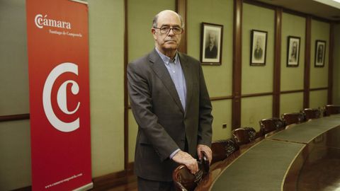 Jos Sierra, presidente de la Cmara de Comercio de Santiago