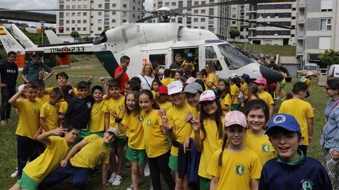 Los niños de Barbadás conocieron alguno de los vehículos de emergencias 