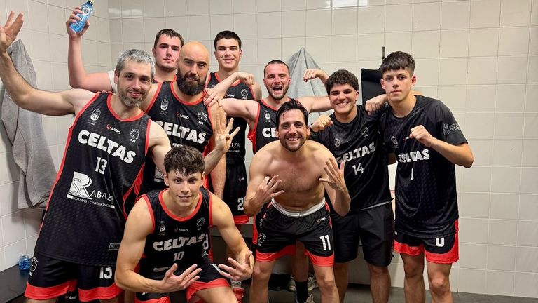 El Celtas Rabaza logra una sufrida victoria en la cancha del Seis do Nadal de Vigo: 73-77