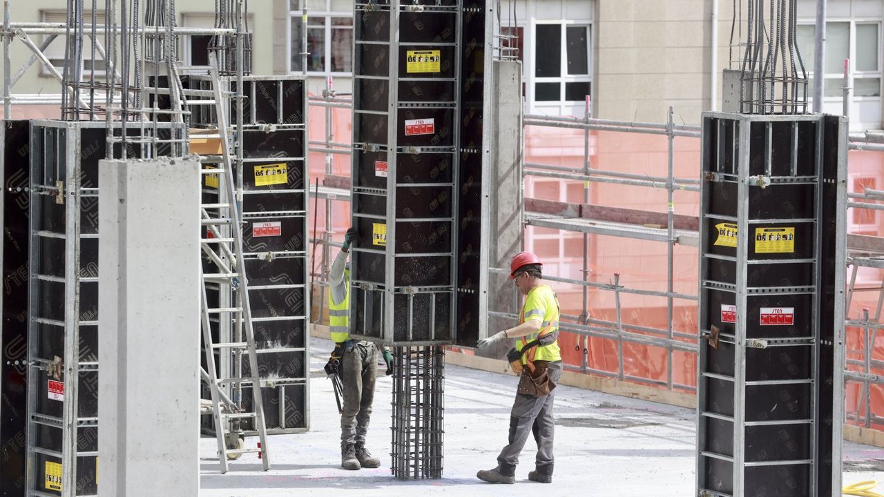 Trabajos de construcci�n en Lugo