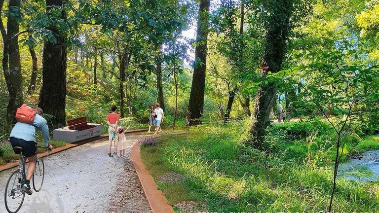 La senda del río Louro se abre paso en Mos