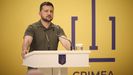 El presidente de Ucrania, Volodímir Zelenski.