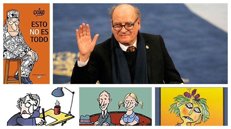 El humor más adulto de Quino está en libros como «¡A mí no me grite!», «Sí... cariño», «Potentes, prepotentes e impotentes», «¡Qué mala es la gente!» o el recopilario de inéditos «Simplemente Quino»