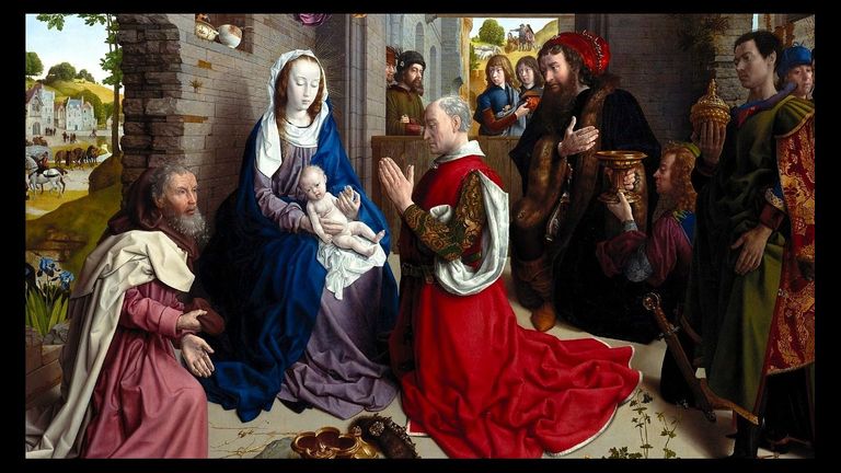 El cuadro «Adoración de los Reyes» se guardó durante siglos en el Colegio de la Compañía, en cuya iglesia se conserva una copia cedida por el museo alemán al que se vendió en su día la obra original