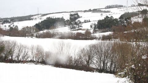Lugares incomunicados por la nieve en Cambas