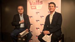 Celestino Corbacho (izquierda) se present como independiente en la lista de Manuel Valls a los comicios locales