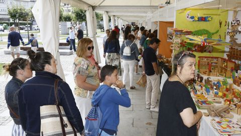 Imagen de archivo de la Feira de Artesanía de Viveiro