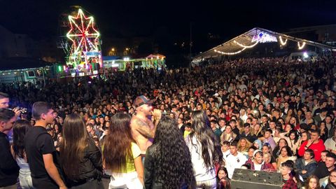 Kiko Rivera en su clebre actuacin en las fiestas de San Xon