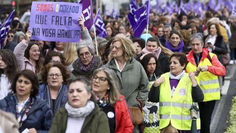 Manifestación en Ferrol