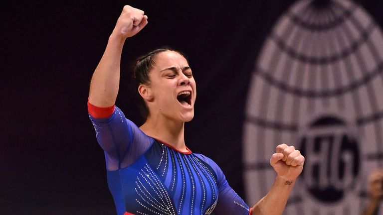 Melania Rodríguez, campeona del mundo de doble mini-tramp: «La sensación de revalidar el oro es indescriptible»