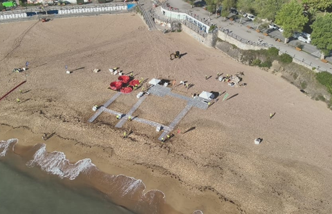 Simulacro nacional por vertidos de hidrocarburos en el mar en Luanco