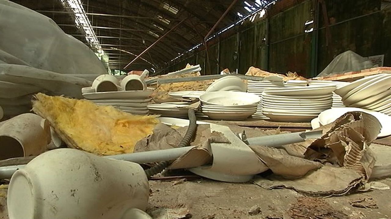 Estado en el que se encuentra la fábrica de loza de San Claudio