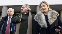 Abdn Nuez y Felipe Moreno -abogados de las familias de dos de las vctimas del Madrid Arena- junto a Virginia Lpez, que ejerce la acusacin popular en nombre de Manos Limpias