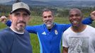 Veljko Paunovic, Nuno Miguel Gomes y Quinton Fortune