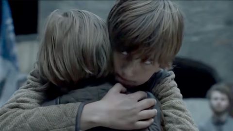 Ned se despide del pequeño Benjen