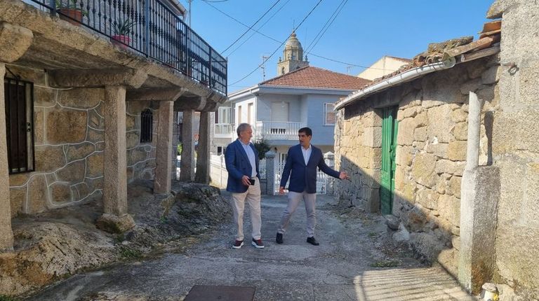 José Luis Gavilanes y Gabriel Alén, en Xunqueira de Ambía