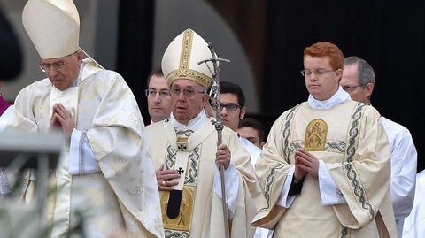 El Papa, durante la misa de inauguracin del Jubileo Extraordinario del a Misericordia, el 8 de diciembre del 2015
