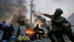 Graves enfrentamientos en Ucrania