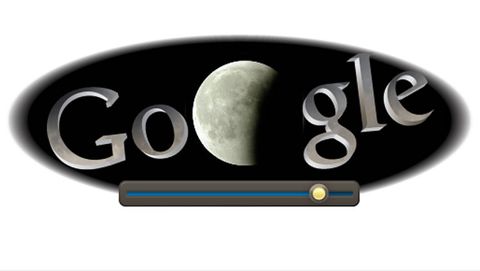 doodle eclipse lunar