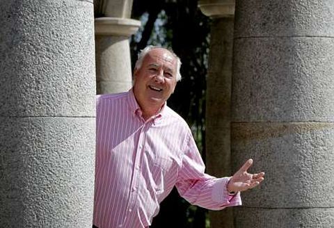 El parque de Santa Margarita, en A Coruña, es uno de los lugares a los que va este jubilado.