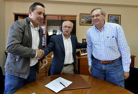 David Cotelo, Carlos Oliete y Manuel Soto.