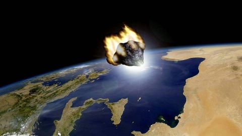 Recreación del paso del asteroide facilitada por el Observatorio Astronómico de Mallorca
