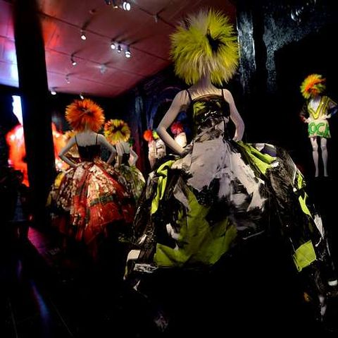 Algunos de los modelos expuestos en el museo.
