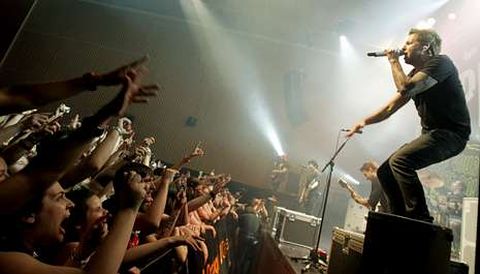 Concierto de Simple Plan en la sala Capitol de Santiago, uno de los 50 locales que forman parte de la asociación Clubtura.