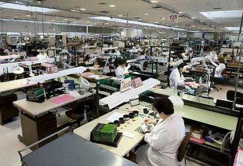 Imagen de archivo de la factoría pontesa.