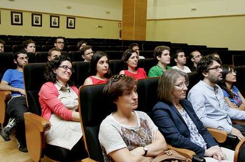 Alumnos del Máster de Enxeñaría Matemática.