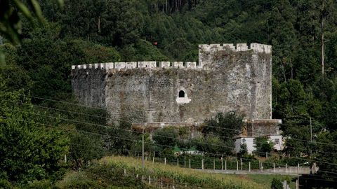 El castillo de Moeche, en la comarca de Ferrol. Pertenece históricamente a la familia de los Andrade. El castillo fue uno de los protagonistas de la revuelta de los Irmandiños, un hecho que se celebra anualmente, la tercera semana de agosto con el Festival Irmandiño. Su actual propietario es la Casa de Alba.